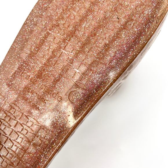 Kate Spade Splash Glitter Jelly Slides Slip On Sandals Women's Size 9 - Picture 6 of 6